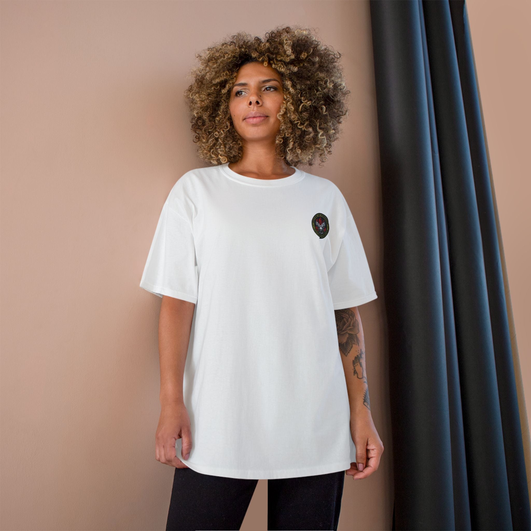 Champion x Doves Of Freedom Tee, Casual Wear, White