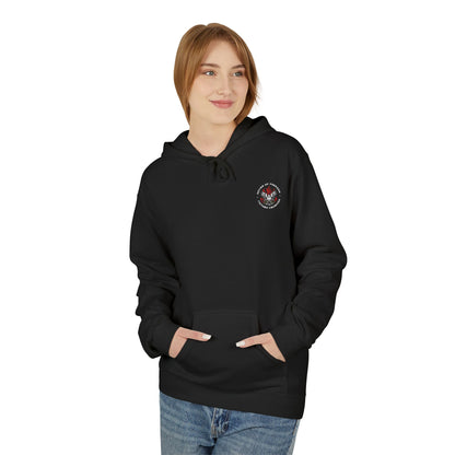 Unisex Hoodie '' Doves Of Freedom" Logo Text: White
