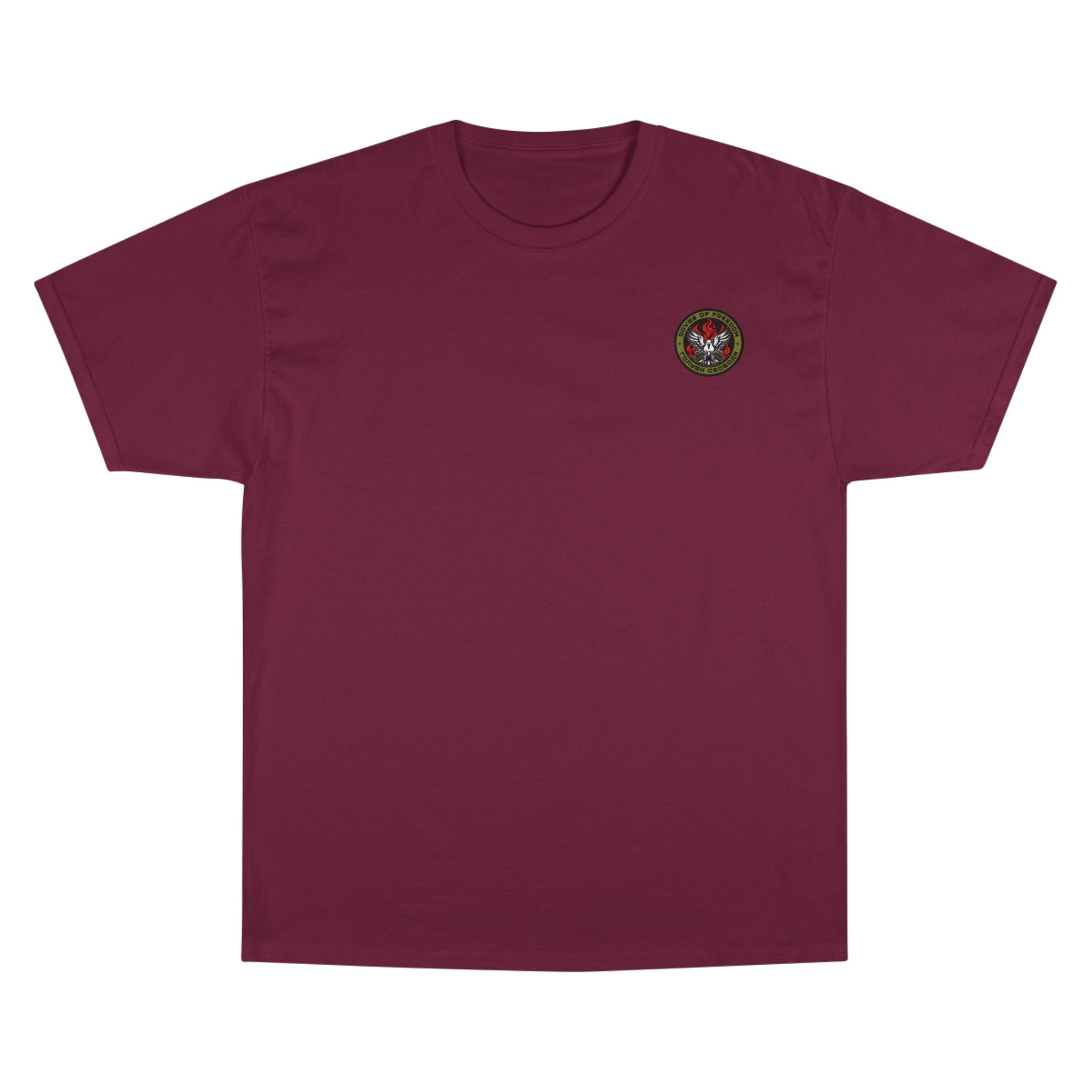 Champion x Doves Of Freedom Tee, Casual Wear, Cardinal