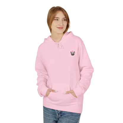 Unisex Hoodie '' Doves Of Freedom" Logo Text: White