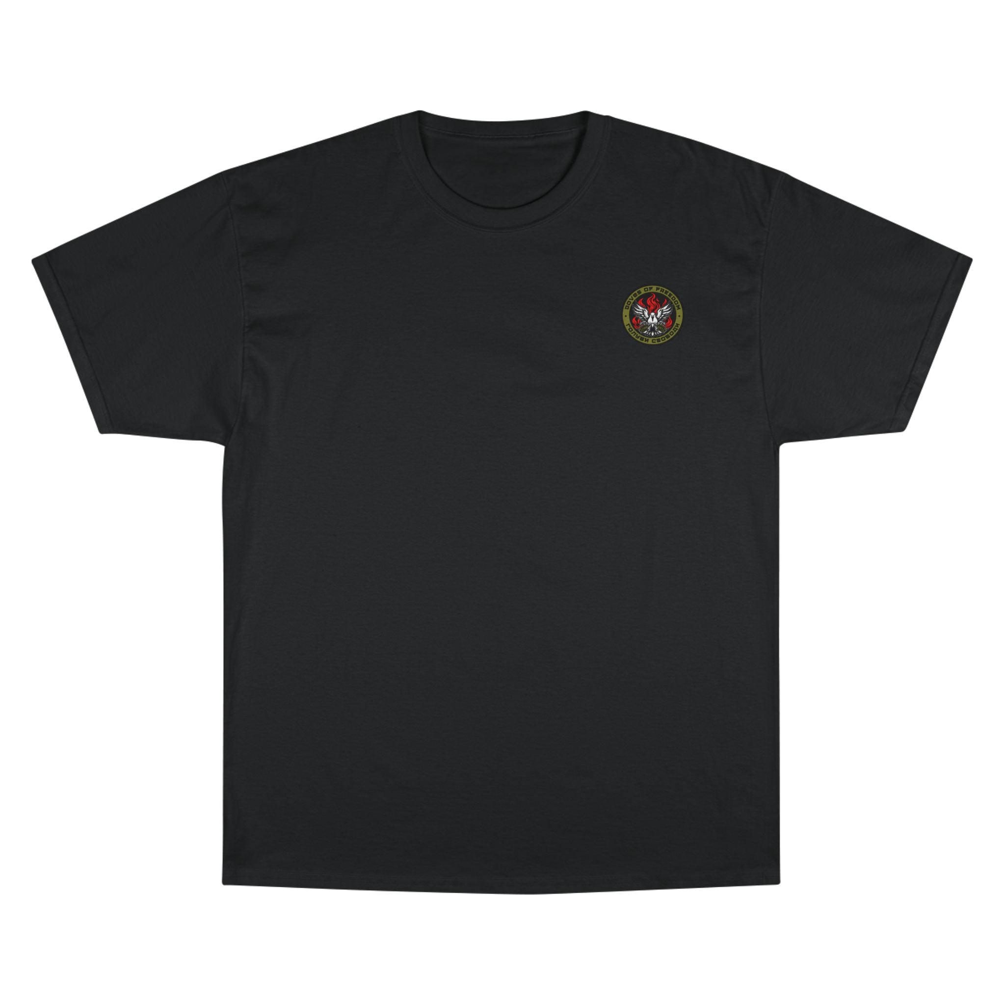 Champion x Doves Of Freedom Tee, Casual Wear, Black