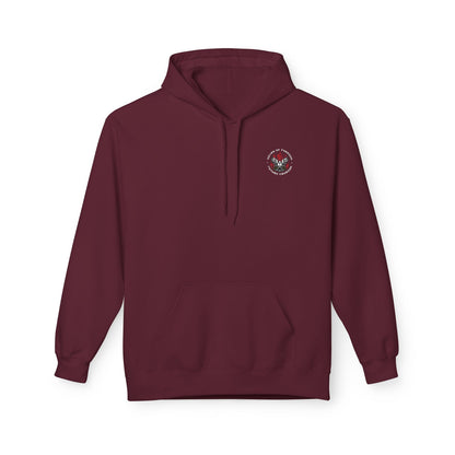 Unisex Hoodie '' Doves Of Freedom" Logo Text: White