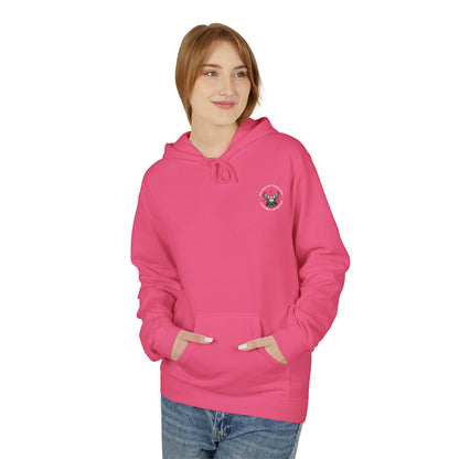 Unisex Hoodie '' Doves Of Freedom" Logo Text: White