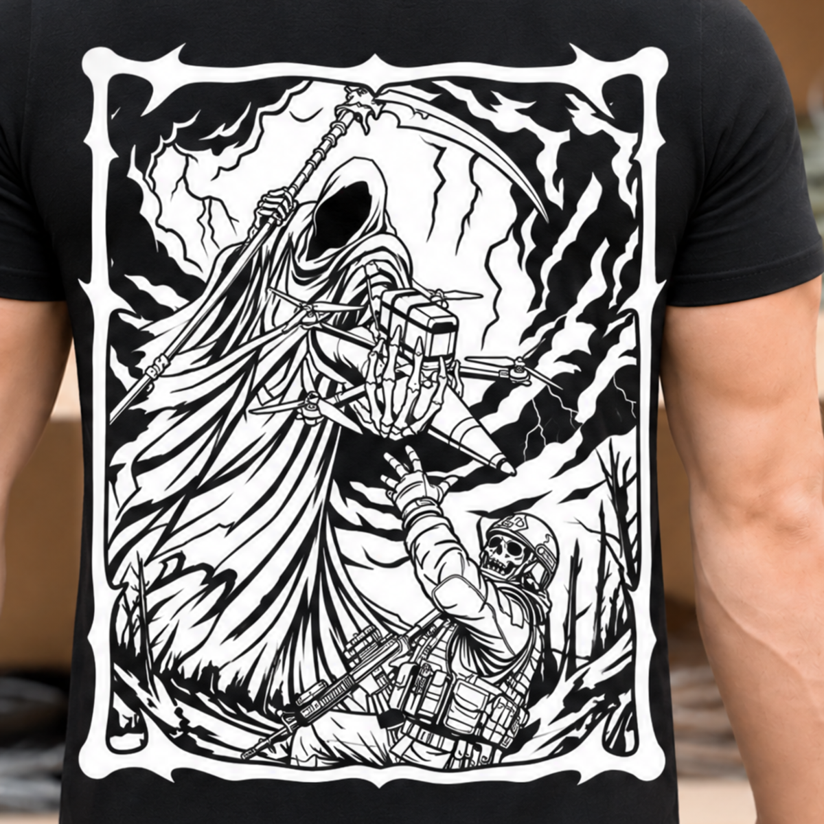 ''Drone Deal'' Tactical Collection - T Shirt - Black